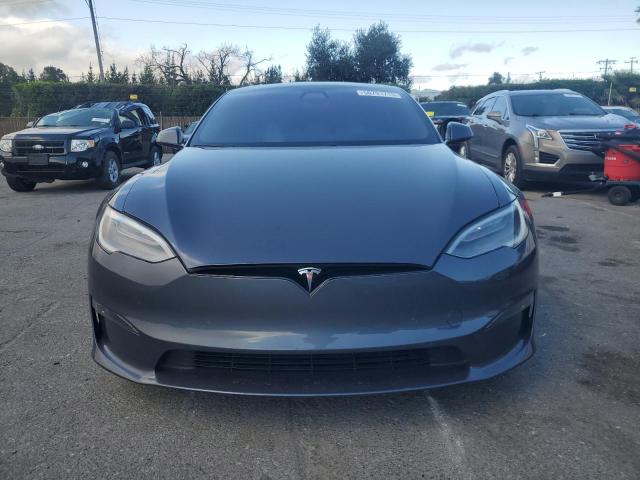 5YJSA1E52NF464464 - 2022 TESLA MODEL S GRAY photo 5