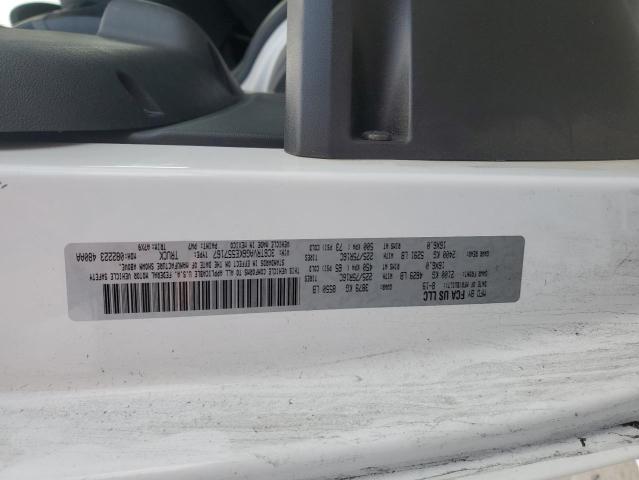 3C6TRVAG6KE557167 - 2019 RAM PROMASTER 1500 STANDARD WHITE photo 13