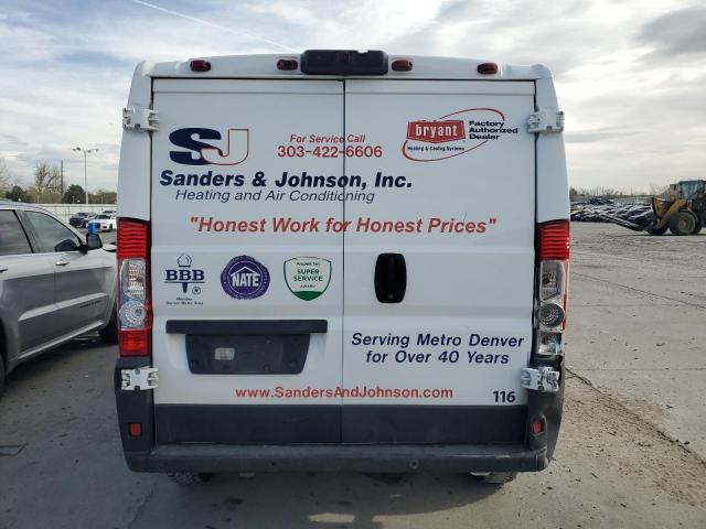 3C6TRVAG6KE557167 - 2019 RAM PROMASTER 1500 STANDARD WHITE photo 6