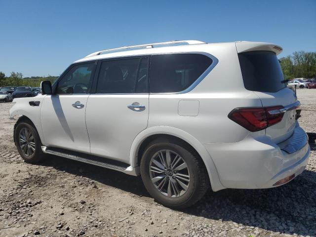 JN8AZ2AF6P9755057 - 2023 INFINITI QX80 LUXE WHITE photo 2