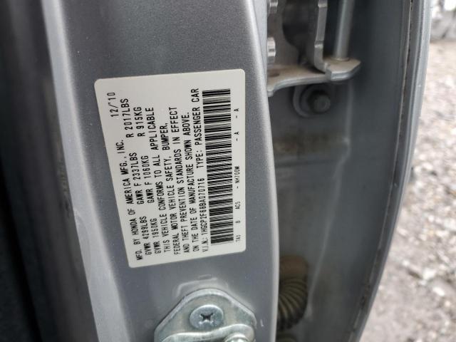 1HGCP2F68BA070716 - 2011 HONDA ACCORD SE SILVER photo 13