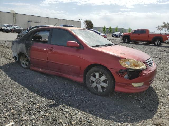 1NXBR32E74Z205365 - 2004 TOYOTA COROLLA CE RED photo 4