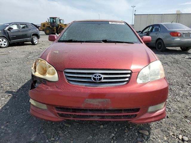 1NXBR32E74Z205365 - 2004 TOYOTA COROLLA CE RED photo 5