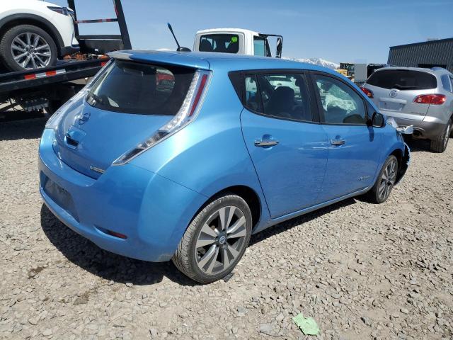 1N4AZ0CP9DC410566 - 2013 NISSAN LEAF S BLUE photo 3