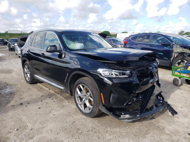 5UX43DP03N9K71772 - 2022 BMW X3 SDRIVE30I BLACK photo 1