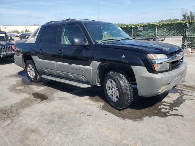 3GNEC13T12G125913 - 2002 CHEVROLET AVALANCHE C1500 BLACK photo 4