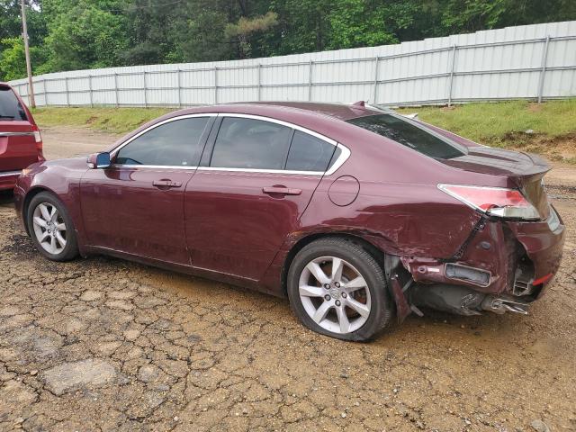 19UUA8F52DA013821 - 2013 ACURA TL TECH BURGUNDY photo 2