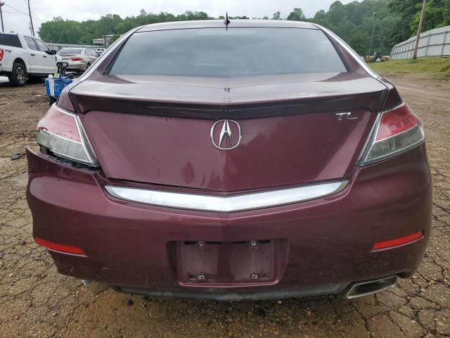 19UUA8F52DA013821 - 2013 ACURA TL TECH BURGUNDY photo 6