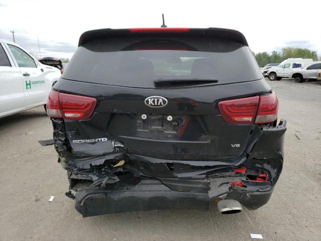 5XYPGDA52LG684396 - 2020 KIA SORENTO S BLACK photo 6