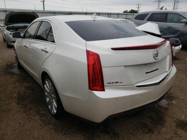 1G6AH5RXXD0158803 - 2013 CADILLAC ATS LUXURY WHITE photo 3