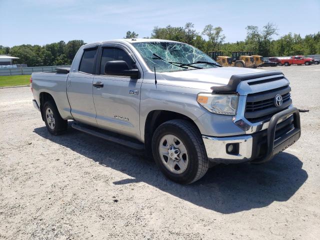 5TFRY5F10EX151917 - 2014 TOYOTA TUNDRA DOUBLE CAB SR/SR5 SILVER photo 4