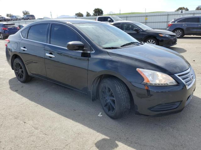 3N1AB7AP0FL680368 - 2015 NISSAN SENTRA S BLACK photo 4