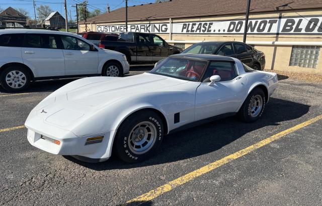 1G1AY8764BS403307 - 1981 CHEVROLET CORVETTE WHITE photo 2