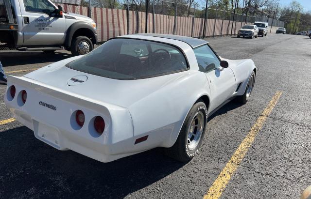 1G1AY8764BS403307 - 1981 CHEVROLET CORVETTE WHITE photo 4