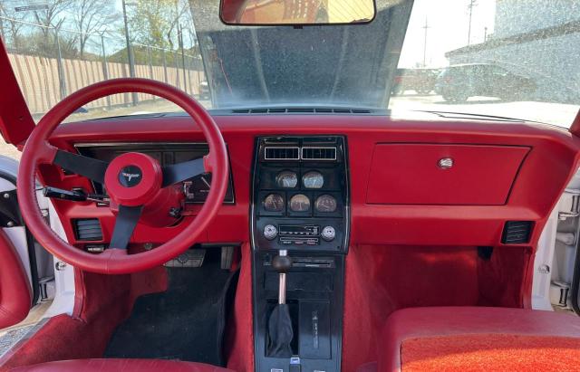 1G1AY8764BS403307 - 1981 CHEVROLET CORVETTE WHITE photo 9