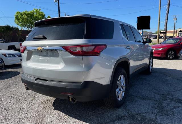 1GNERFKW0KJ315773 - 2019 CHEVROLET TRAVERSE LS SILVER photo 4