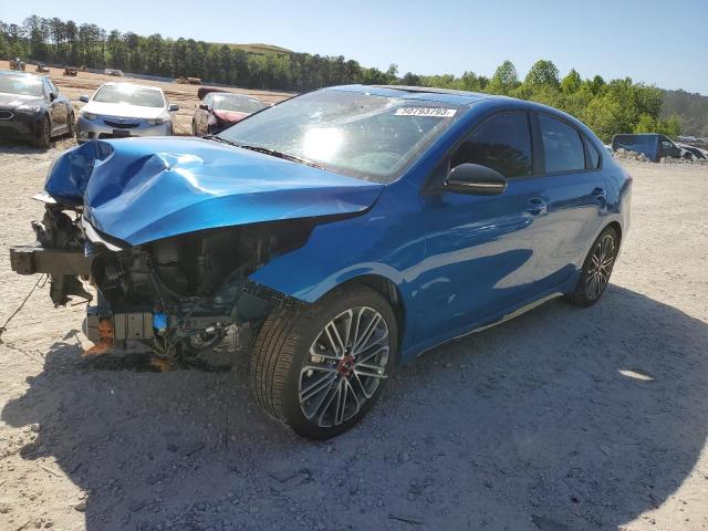 3KPF44AC8PE607599 - 2023 KIA FORTE GT BLUE photo 1