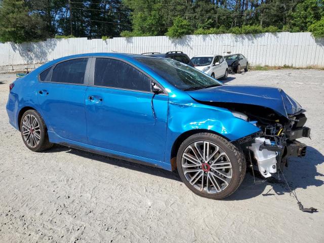 3KPF44AC8PE607599 - 2023 KIA FORTE GT BLUE photo 4