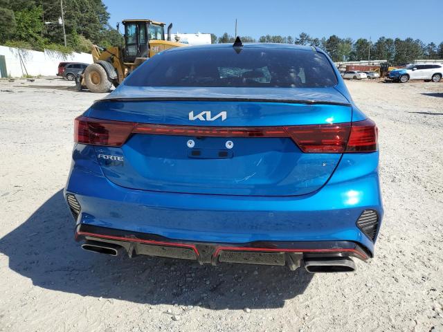 3KPF44AC8PE607599 - 2023 KIA FORTE GT BLUE photo 6