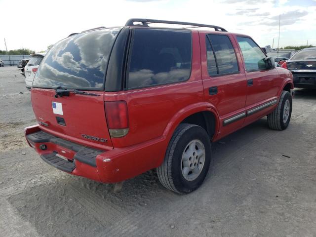 1GNDT13WXY2405661 - 2000 CHEVROLET BLAZER RED photo 3