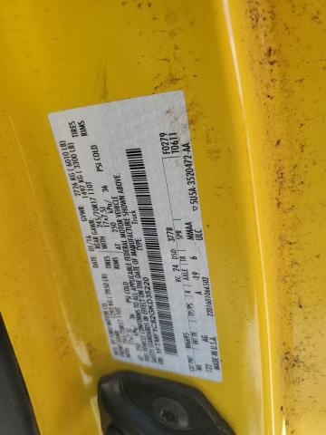 1FTMF1C82GKD35220 - 2016 FORD F150 YELLOW photo 12