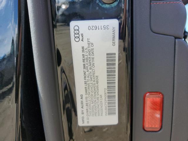 WAUB4CF53PA008712 - 2023 AUDI S5 PRESTIGE 黑色 照片 12
