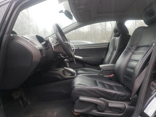 2HHFD56777H200814 - 2007 ACURA CSX PREMIUM NAVIGATION BLACK photo 7