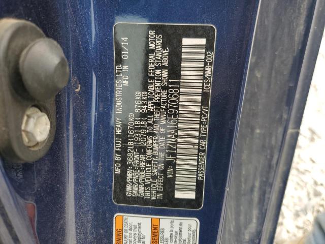 JF1ZNAA16E9706811 - 2014 TOYOTA SCION FR-S BLUE photo 12