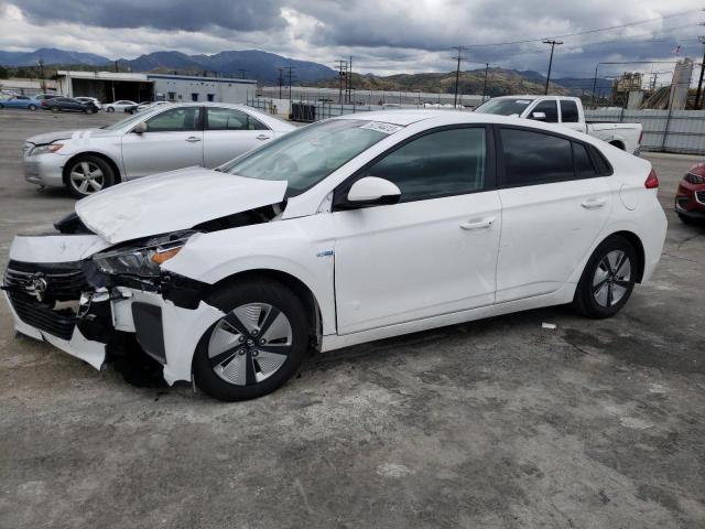 KMHC65LC8KU122093 - 2019 HYUNDAI IONIQ BLUE WHITE photo 1