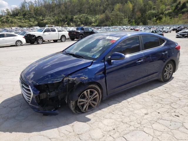 5NPD84LF7HH202995 - 2017 HYUNDAI ELANTRA SE BLUE photo 1