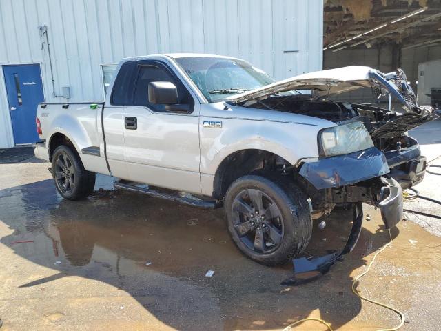 1FTRF02W94KB78135 - 2004 FORD F150 SILVER photo 4