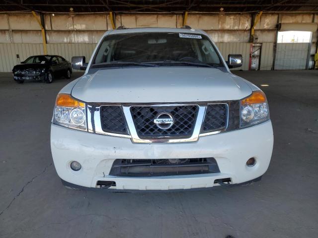 5N1AA0ND6EN611945 - 2014 NISSAN ARMADA SV WHITE photo 5