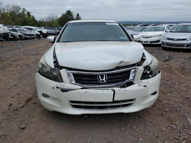 1HGCP36838A042175 - 2008 HONDA ACCORD EXL WHITE photo 5