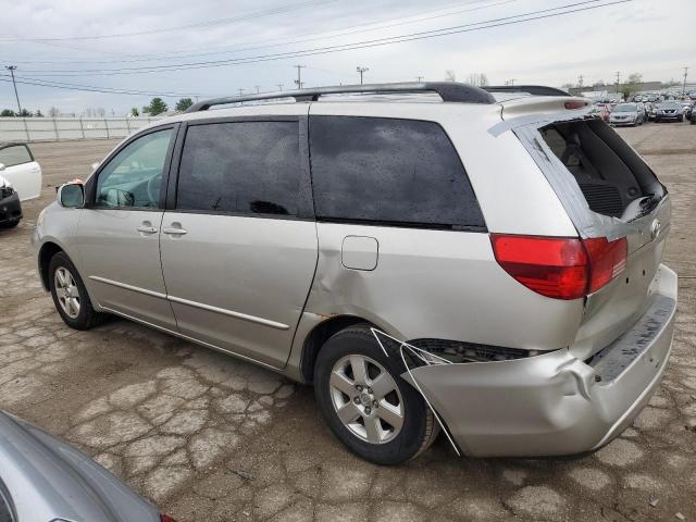 5TDZA22C94S210526 - 2004 TOYOTA SIENNA XLE TAN photo 2