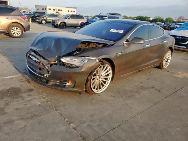 5YJSA1CG0DFP15615 - 2013 TESLA MODEL S BLACK photo 1