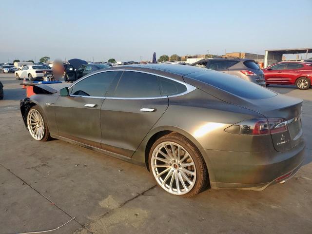5YJSA1CG0DFP15615 - 2013 TESLA MODEL S BLACK photo 2