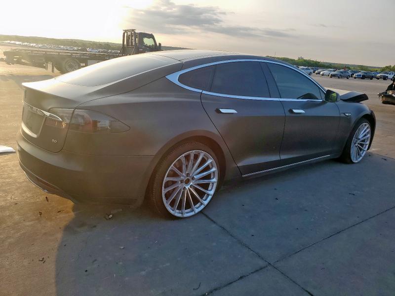 5YJSA1CG0DFP15615 - 2013 TESLA MODEL S BLACK photo 3