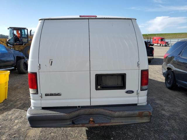 1FTNS24W26DA64603 - 2006 FORD ECONOLINE E250 VAN WHITE photo 6