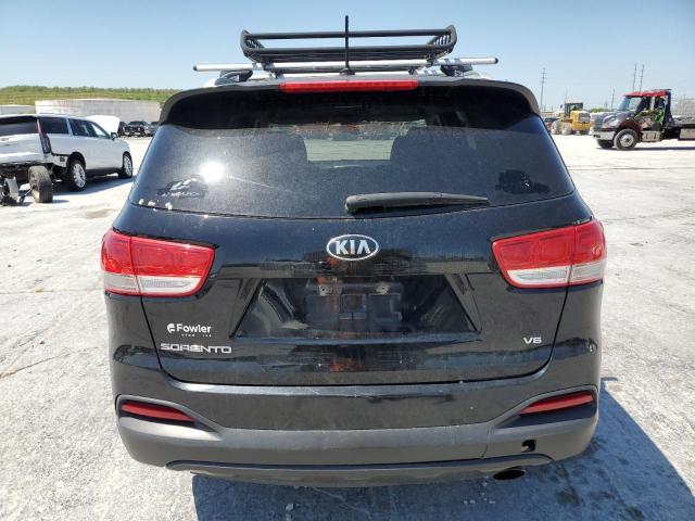 5XYPGDA50GG135401 - 2016 KIA SORENTO LX BLACK photo 6