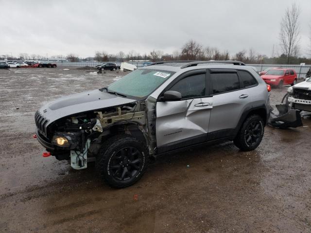 1C4PJMBS9GW223288 - 2016 JEEP CHEROKEE TRAILHAWK SILVER photo 1