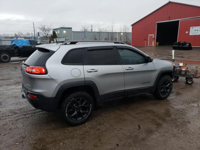 1C4PJMBS9GW223288 - 2016 JEEP CHEROKEE TRAILHAWK SILVER photo 3