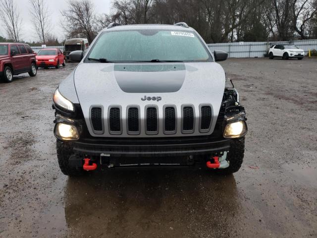 1C4PJMBS9GW223288 - 2016 JEEP CHEROKEE TRAILHAWK SILVER photo 5