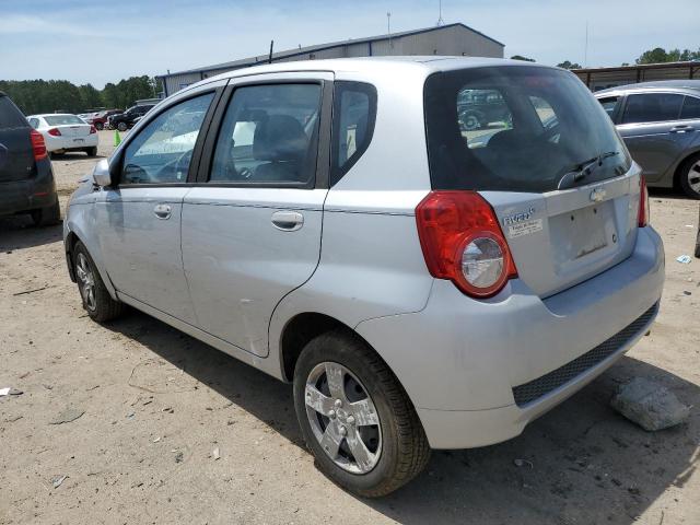 KL1TD66E79B648886 - 2009 CHEVROLET AVEO LS SILVER photo 2