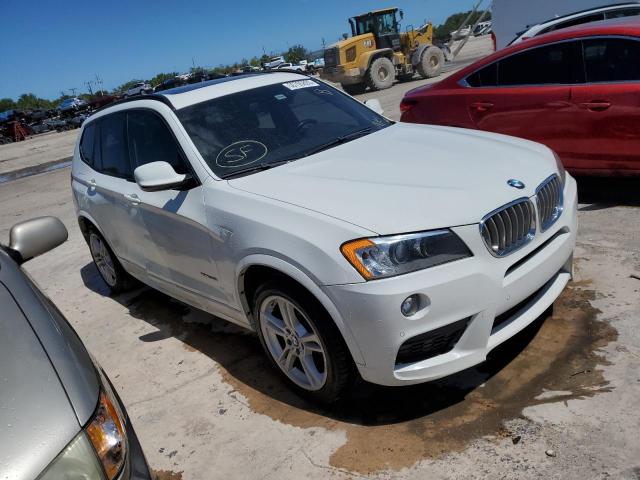 5UXWX7C53E0E80257 - 2014 BMW X3 XDRIVE35I WHITE photo 4