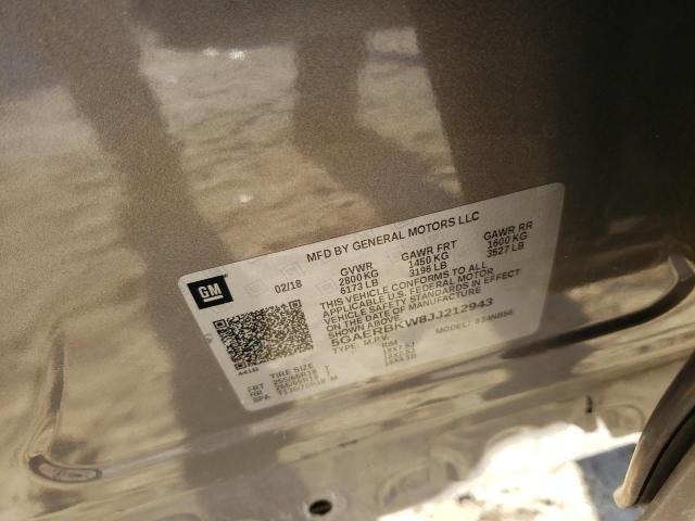 5GAERBKW8JJ212943 - 2018 BUICK ENCLAVE ESSENCE GRAY photo 14