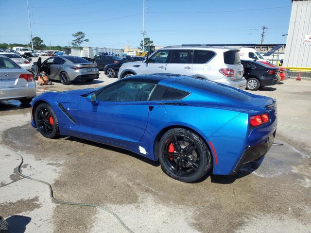 1G1YB2D78G5110185 - 2016 CHEVROLET CORVETTE STINGRAY 1LT BLUE photo 2