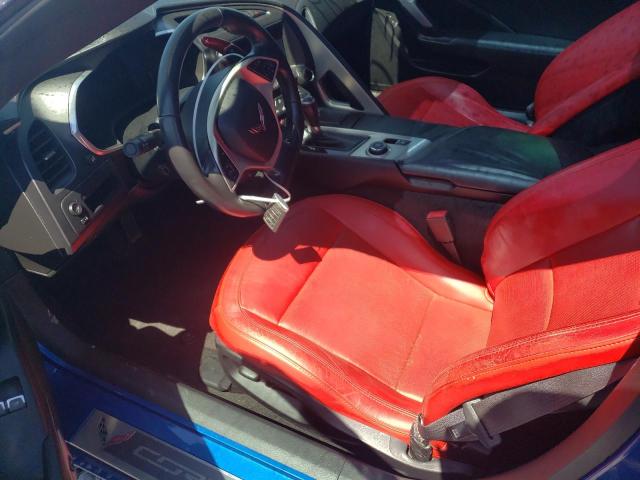 1G1YB2D78G5110185 - 2016 CHEVROLET CORVETTE STINGRAY 1LT BLUE photo 7