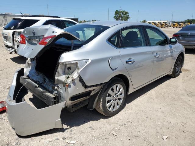 3N1AB7AP6FL672291 - 2015 NISSAN SENTRA S SILVER photo 3