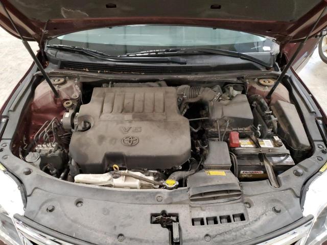 4T1BK1EB3DU024693 - 2013 TOYOTA AVALON BASE 栗色 照片 11