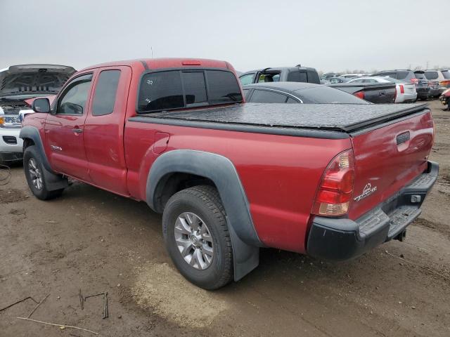5TEUU42N95Z126788 - 2005 TOYOTA TACOMA ACCESS CAB Красный фото 2